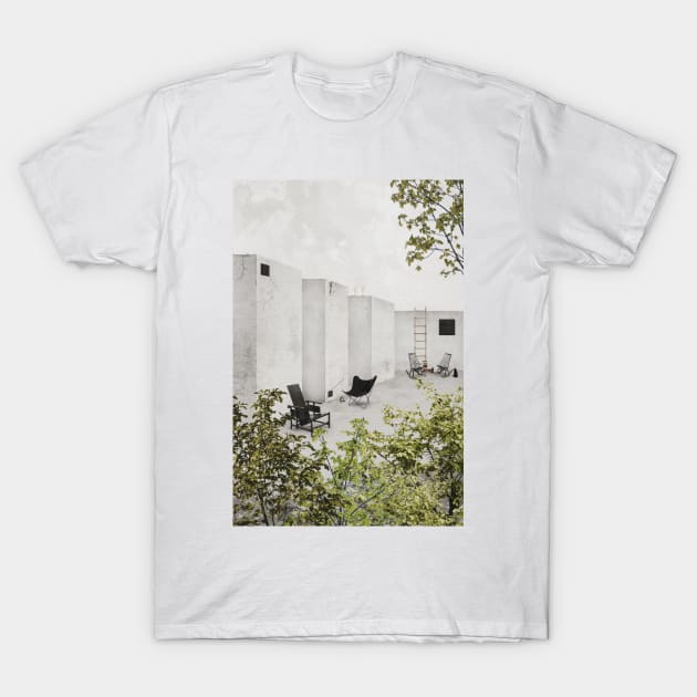 Simple Architectural Illustration Brutalism Lover T-Shirt by A.P.